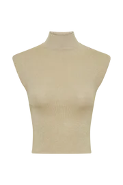 Meshki Sleeveless Tops Reynalda Sleeveless Knit Top 8211 Gold Gold 8211 Women