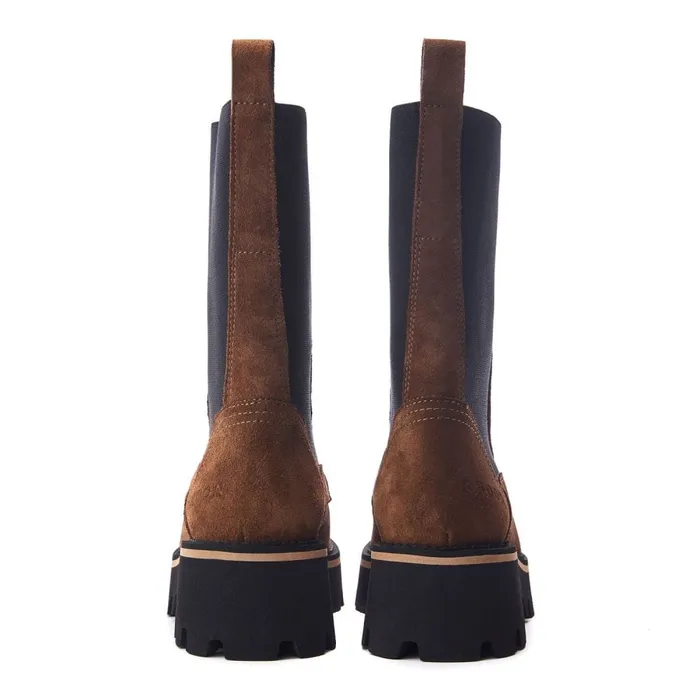 MidCalf Boots Women Moda In Pelle Shoon Sh Ackridge Tan Suede