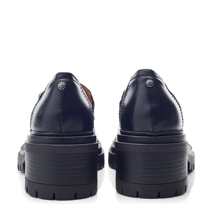 Mid Heel Shoes Women Moda In Pelle Eleanore Black Leather