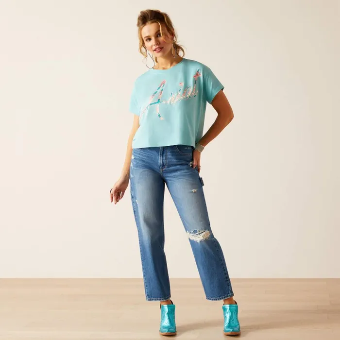 Mills TShirt Marine Blue Women Ariat TShirts and Tops Mills TShirt Marine Blue Women Ariat TShirts and Tops