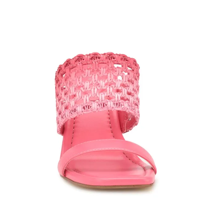 Mylas Heeled Slide Sandals Pink Ombre Women Nine West High Heels Mylas Heeled Slide Sandals Pink Ombre Women Nine West High Heels