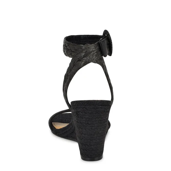 Nerisa Espadrille Wedge Sandals Black Women Nine West Sandals Nerisa Espadrille Wedge Sandals Black Women Nine West Sandals