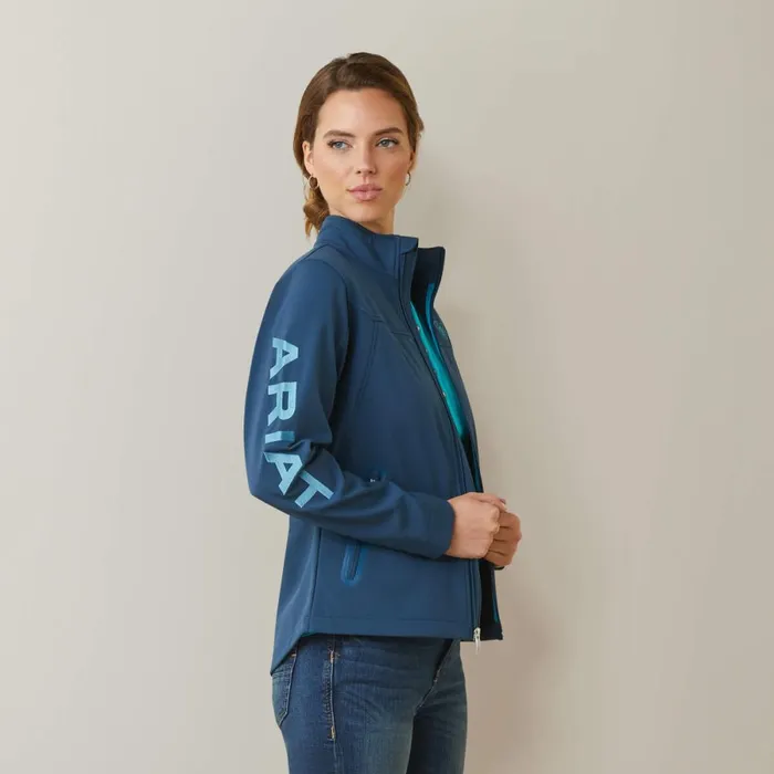 New Team Softshell Jacket Deep Petroleum Women Ariat Jackets and Vests