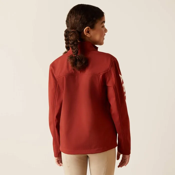 New Team Softshell Jacket Fired Brick Kids Ariat Jackets and Vests New Team Softshell Jacket Fired Brick Kids Ariat Jackets and Vests