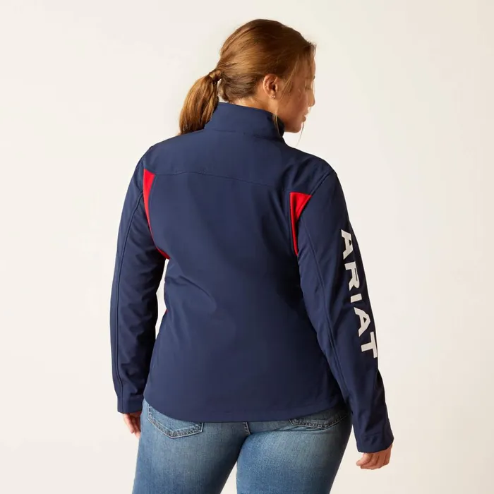 New Team Softshell Jacket Navyred Women Ariat Jackets and Vests New Team Softshell Jacket Navyred Women Ariat Jackets and Vests