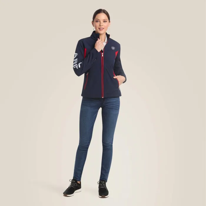 New Team Softshell Jacket Navyred Women Ariat Jackets and Vests New Team Softshell Jacket Navyred Women Ariat Jackets and Vests
