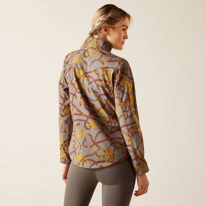 New Team Softshell Jacket Zinc Bridle Women Ariat Jackets and Vests New Team Softshell Jacket Zinc Bridle Women Ariat Jackets and Vests