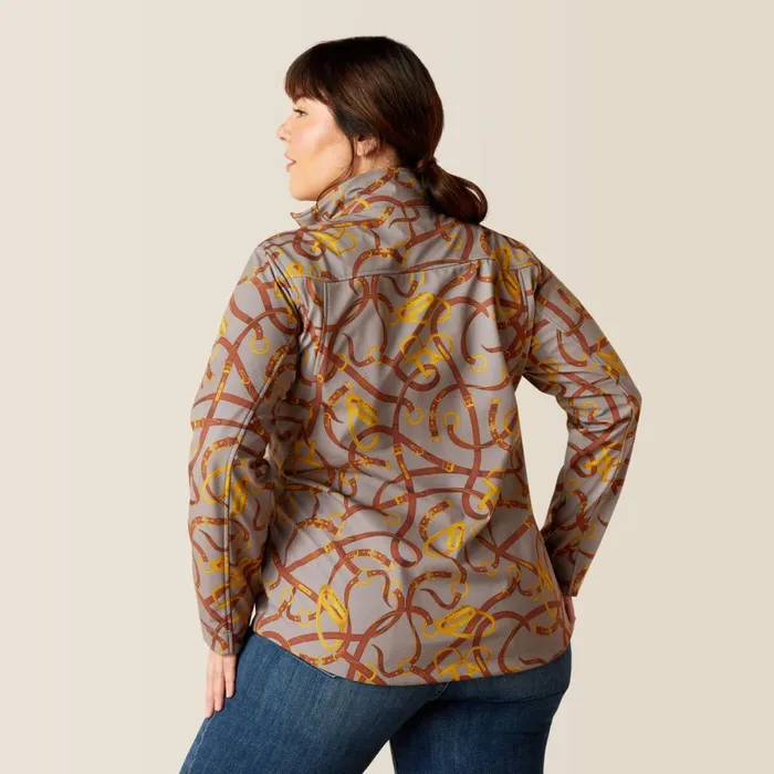New Team Softshell Jacket Zinc Bridle Women Ariat Jackets and Vests New Team Softshell Jacket Zinc Bridle Women Ariat Jackets and Vests