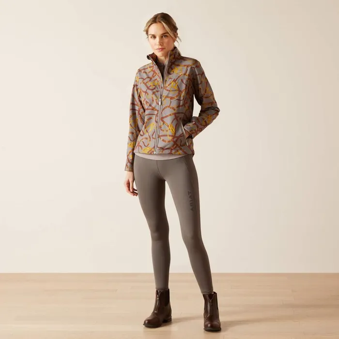 New Team Softshell Jacket Zinc Bridle Women Ariat Jackets and Vests New Team Softshell Jacket Zinc Bridle Women Ariat Jackets and Vests