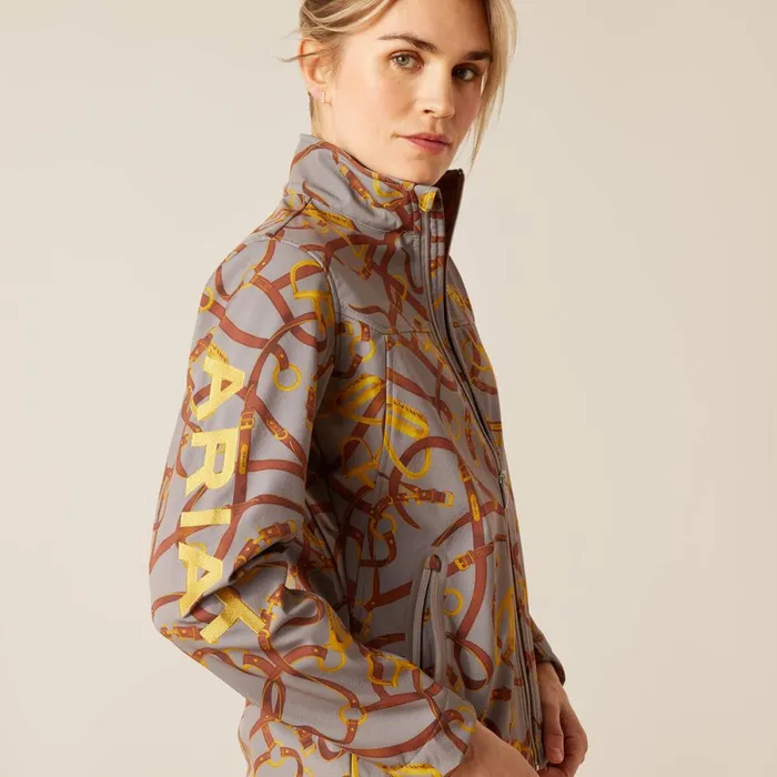 New Team Softshell Jacket Zinc Bridle Women Ariat Jackets and Vests New Team Softshell Jacket Zinc Bridle Women Ariat Jackets and Vests