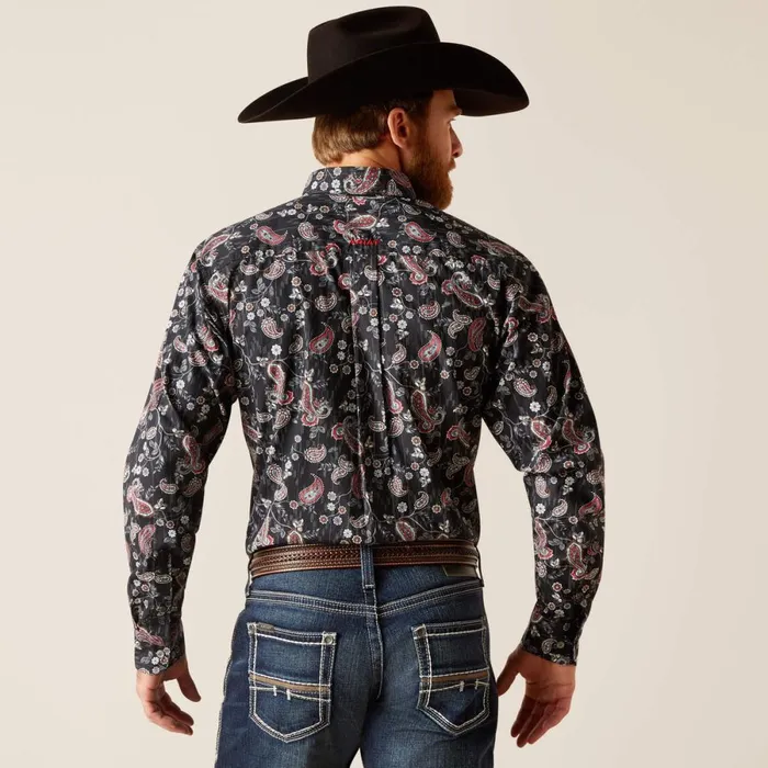 Norward Fitted Shirt Blackblack Men Ariat Button Down Shirts Norward Fitted Shirt Blackblack Men Ariat Button Down Shirts