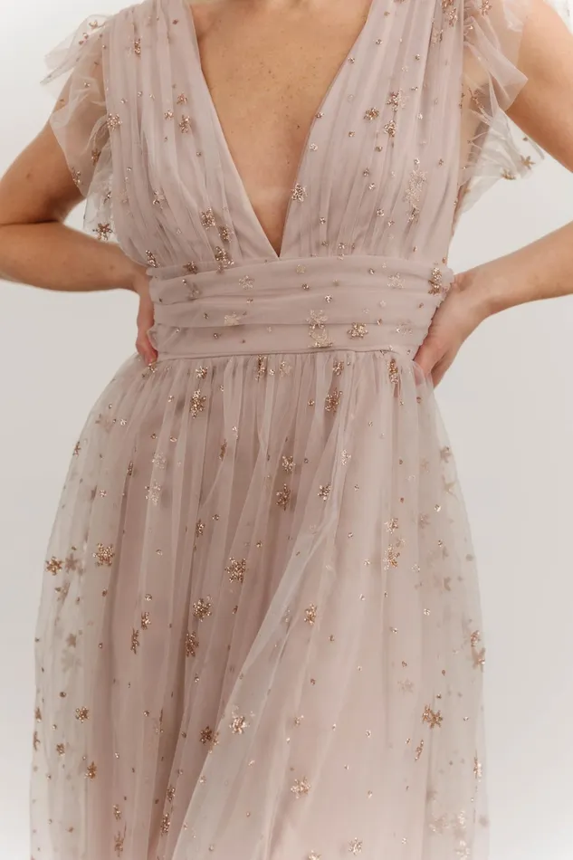 Nova Shimmer Maxi Dress Dusty Lilac Women Baltic Born Embellished Sequin Nova Shimmer Maxi Dress Dusty Lilac Women Baltic Born Embellished Sequin