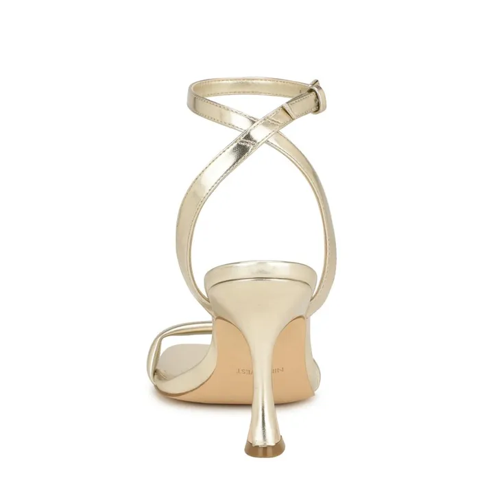 Nyra Ankle Strap Sandals Platino Women Nine West Sandals Nyra Ankle Strap Sandals Platino Women Nine West Sandals