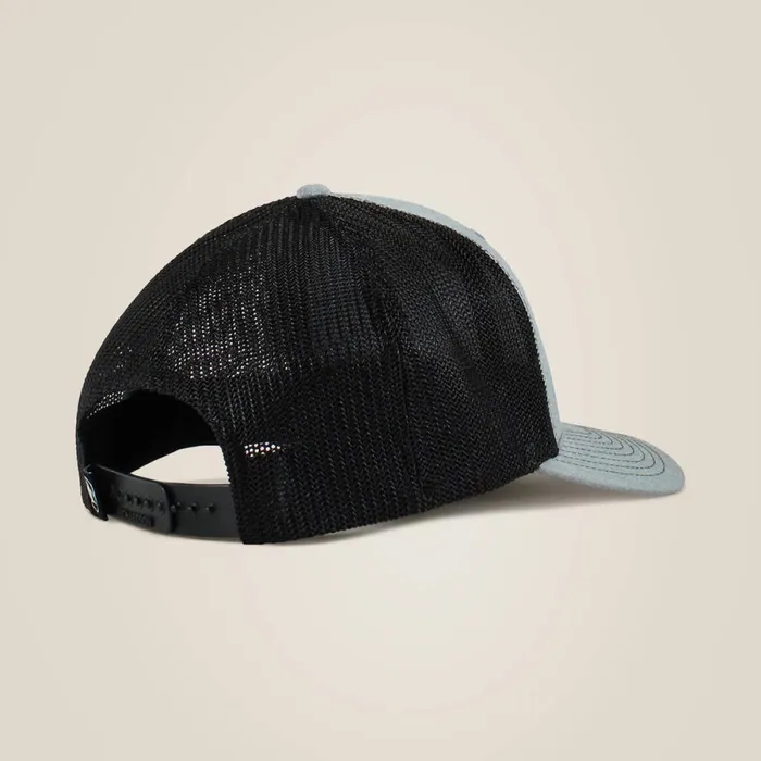 Offset Logo Cap Gray Men Ariat Hats and Caps Offset Logo Cap Gray Men Ariat Hats and Caps
