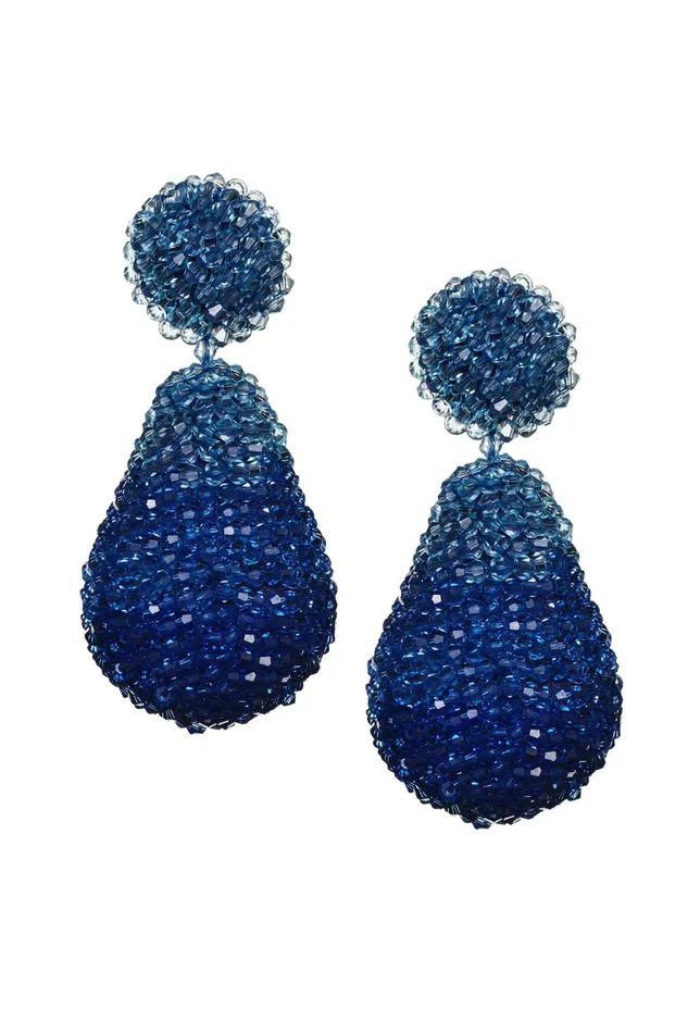 Ombre Elise Earrings 8211 Faceted Beads Women Sachin and Babi Earrings Ombre Elise Earrings 8211 Faceted Beads Women Sachin and Babi Earrings