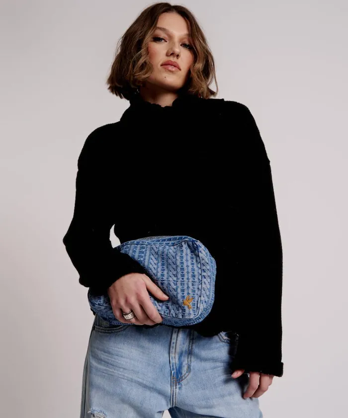 One Teaspoon Bags ON REPEAT DENIM CLUTCH 8211 Women