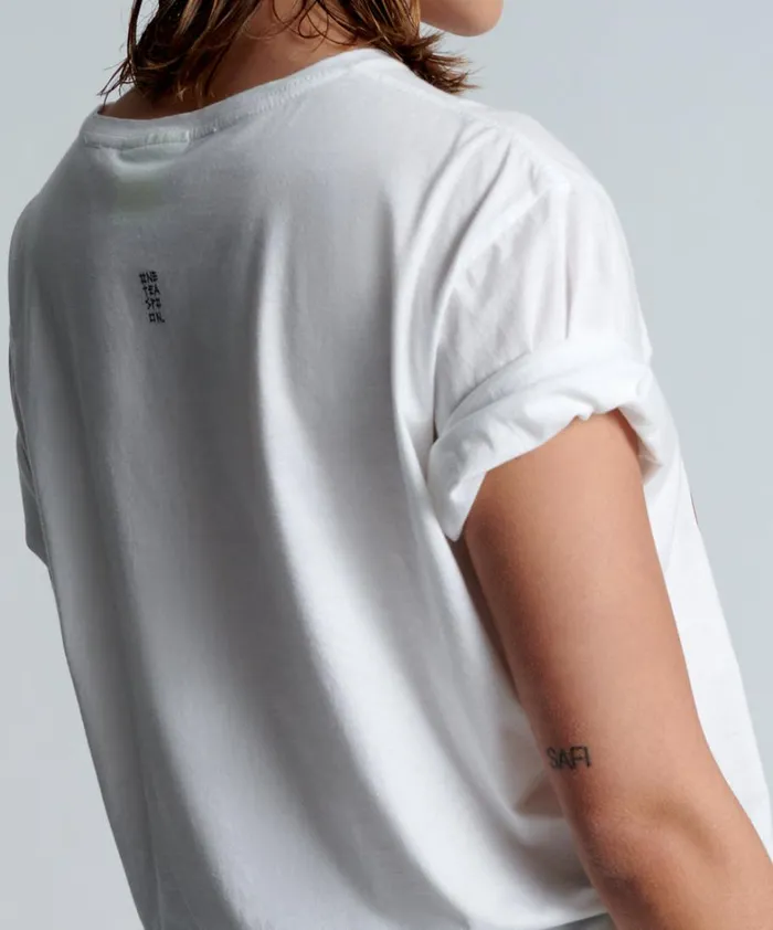 One Teaspoon Basic Tees BOWER BIKE CLUB ORGANIC UNISEX TEE 8211 Women