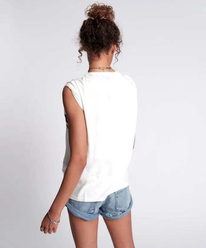 One Teaspoon Basic Tees OFF WHITE AUSTIN SANTA FE TEE 8211 Women