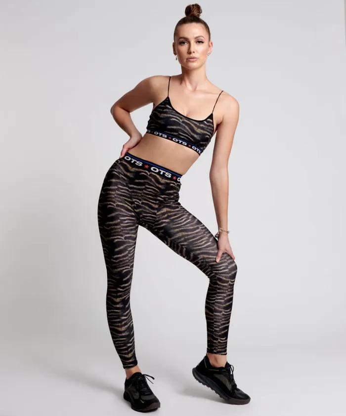 One Teaspoon Bottoms OTS DARK ANIMAL PROWLER LEGGINGS 8211 Women