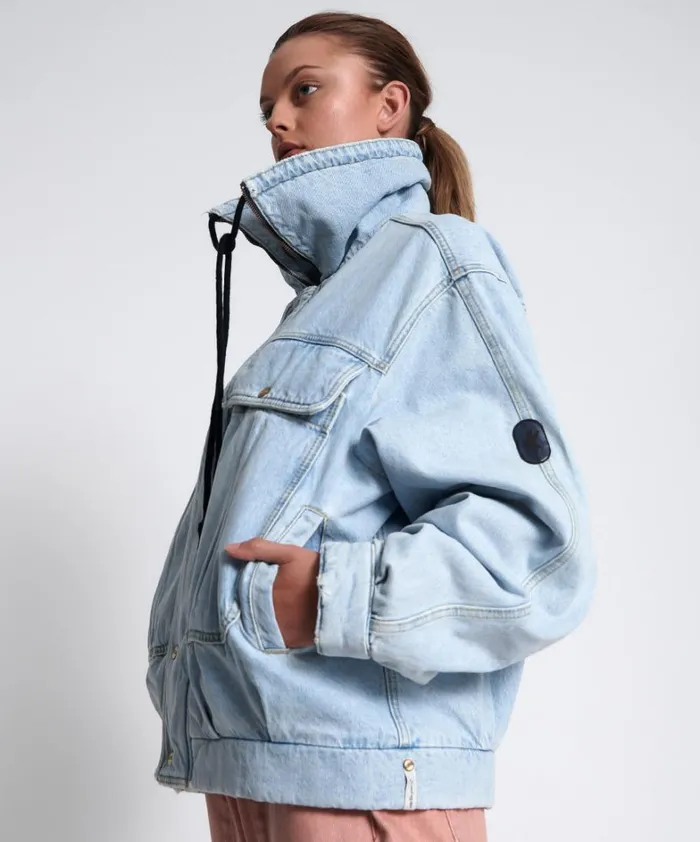 One Teaspoon Denim Jackets BEST BLUE DENIM PUFFA JACKET 8211 Women One Teaspoon Denim Jackets BEST BLUE DENIM PUFFA JACKET 8211 Women