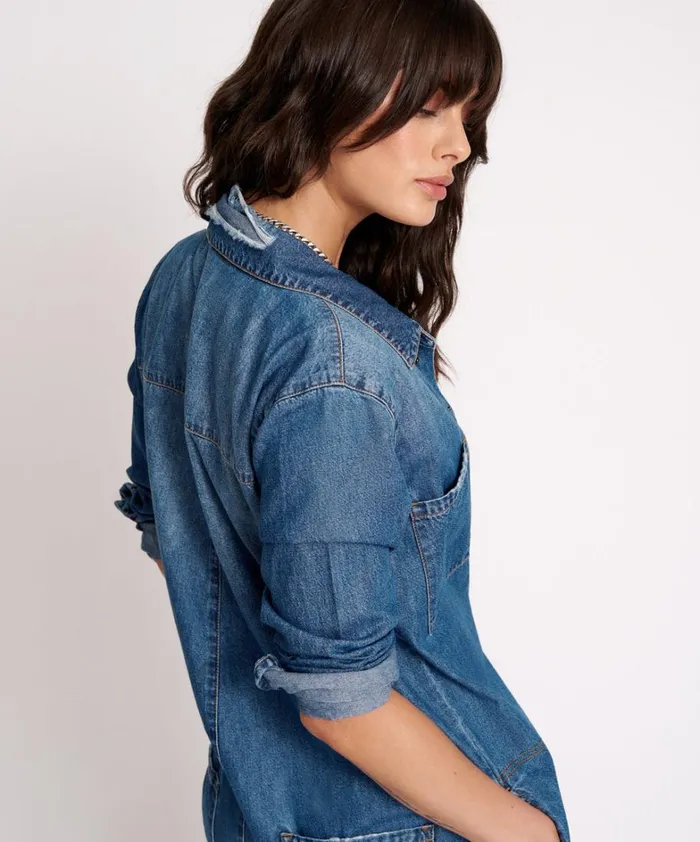 One Teaspoon Denim Jumpsuits BAY BLUE PROPHECY JUMPSUIT 8211 Women One Teaspoon Denim Jumpsuits BAY BLUE PROPHECY JUMPSUIT 8211 Women