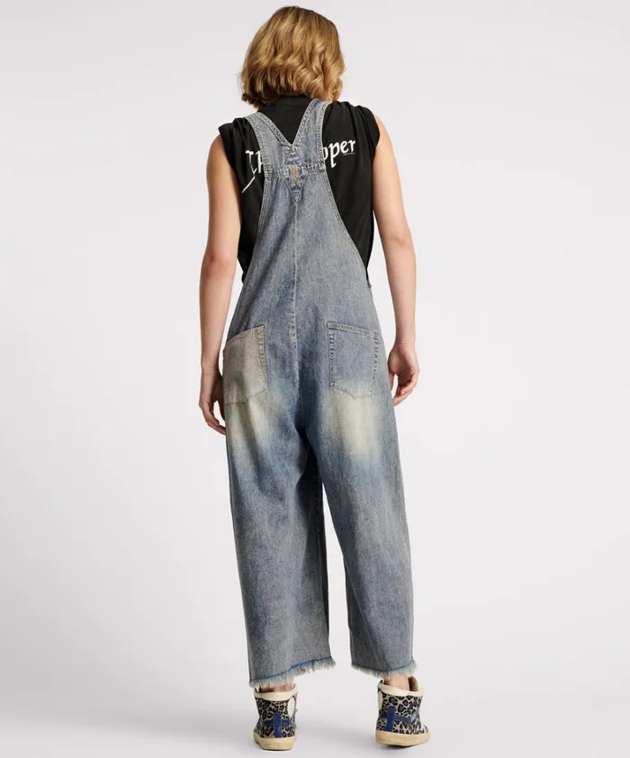 One Teaspoon Denim Jumpsuits DIRTY BLUE STANTON ST SKATER DENIM OVERALLS 8211 Women One Teaspoon Denim Jumpsuits DIRTY BLUE STANTON ST SKATER DENIM OVERALLS 8211 Women