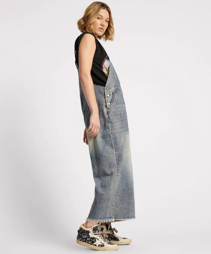 One Teaspoon Denim Jumpsuits DIRTY BLUE STANTON ST SKATER DENIM OVERALLS 8211 Women One Teaspoon Denim Jumpsuits DIRTY BLUE STANTON ST SKATER DENIM OVERALLS 8211 Women