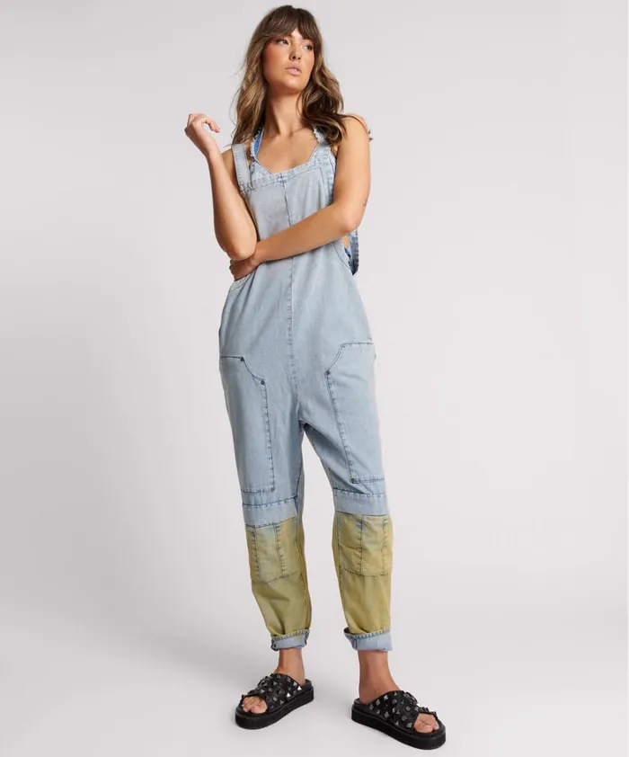One Teaspoon Denim Jumpsuits GOLDEN HOUR HEROES JUMPSUIT 8211 Women