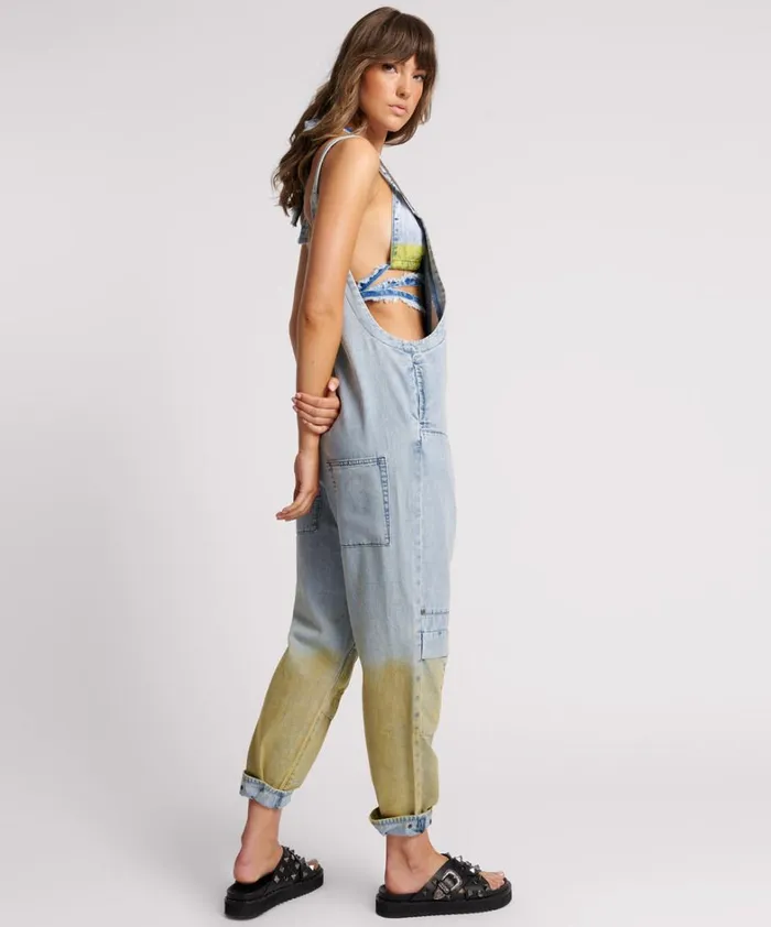 One Teaspoon Denim Jumpsuits GOLDEN HOUR HEROES JUMPSUIT 8211 Women One Teaspoon Denim Jumpsuits GOLDEN HOUR HEROES JUMPSUIT 8211 Women