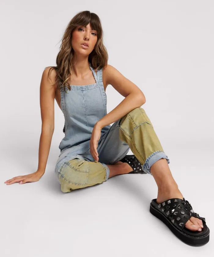 One Teaspoon Denim Jumpsuits GOLDEN HOUR HEROES JUMPSUIT 8211 Women One Teaspoon Denim Jumpsuits GOLDEN HOUR HEROES JUMPSUIT 8211 Women