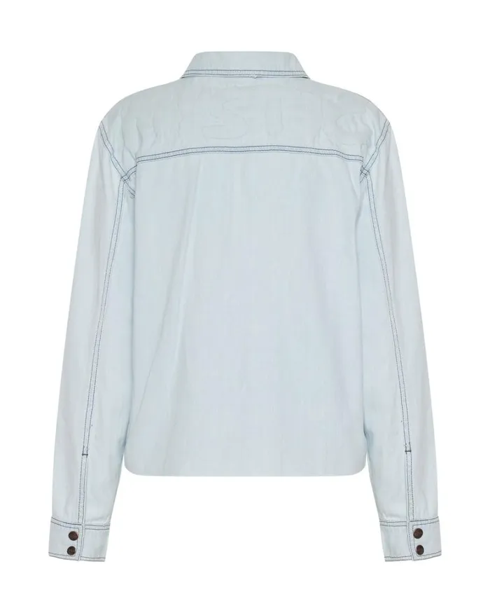 One Teaspoon Denim Tops MYSTIC IMPRESSED DENIM SHIRT 8211 Women One Teaspoon Denim Tops MYSTIC IMPRESSED DENIM SHIRT 8211 Women