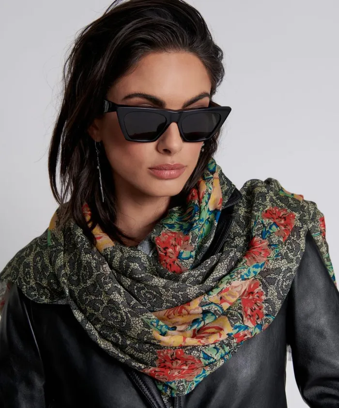 One Teaspoon Headwear TRANSMISSION FLORAL SCARF 8211 Women