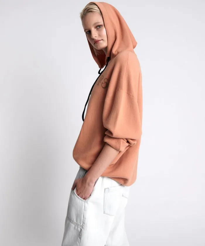 One Teaspoon Hoodies And Sweats OTS RECOVERY HOODY BROWN 8211 Women One Teaspoon Hoodies And Sweats OTS RECOVERY HOODY BROWN 8211 Women
