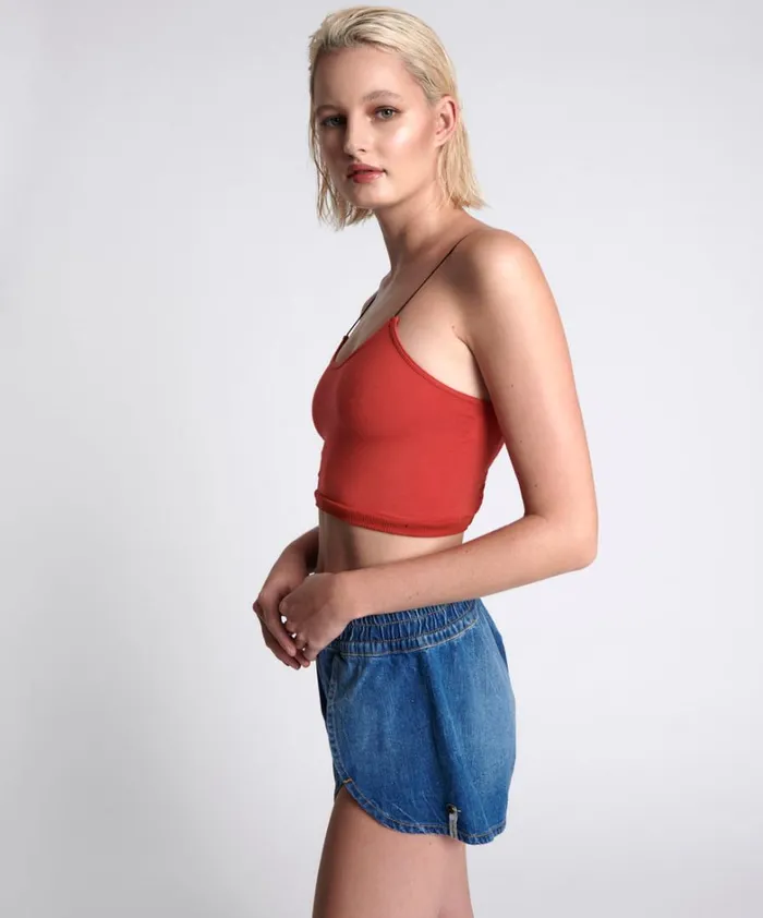 One Teaspoon Intimates OTS STRING BACK BOXER CROP RED 8211 Women One Teaspoon Intimates OTS STRING BACK BOXER CROP RED 8211 Women