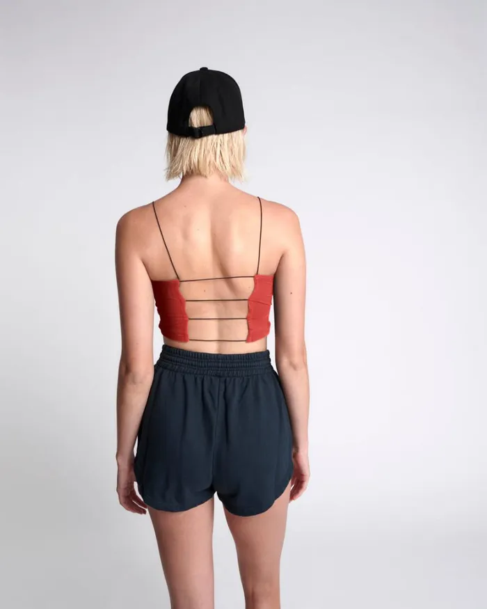 One Teaspoon Intimates OTS STRING BACK BOXER CROP RED 8211 Women One Teaspoon Intimates OTS STRING BACK BOXER CROP RED 8211 Women