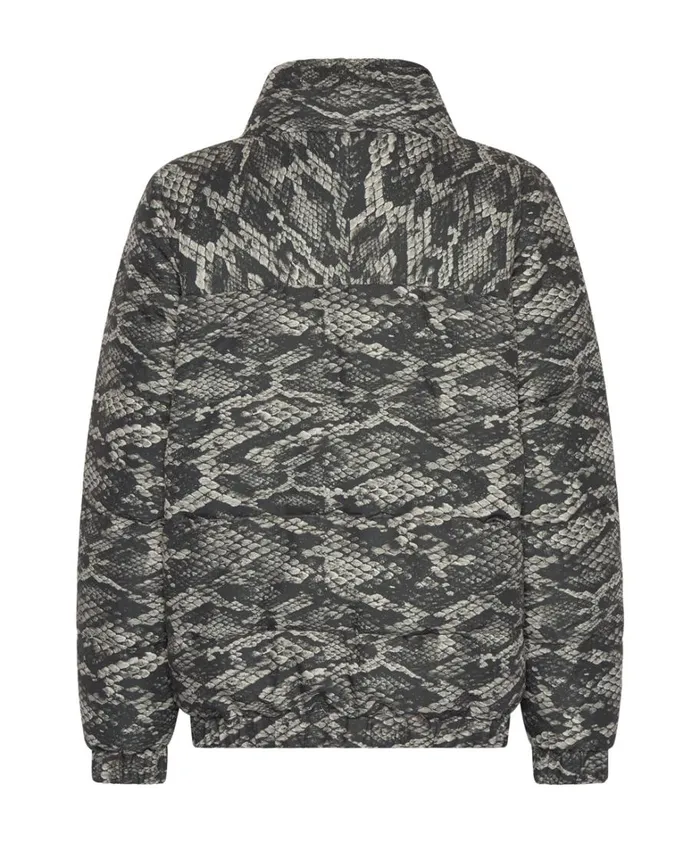 One Teaspoon Jackets SNAKED DIRTEE LOVE PUFFA JACKET 8211 Women One Teaspoon Jackets SNAKED DIRTEE LOVE PUFFA JACKET 8211 Women