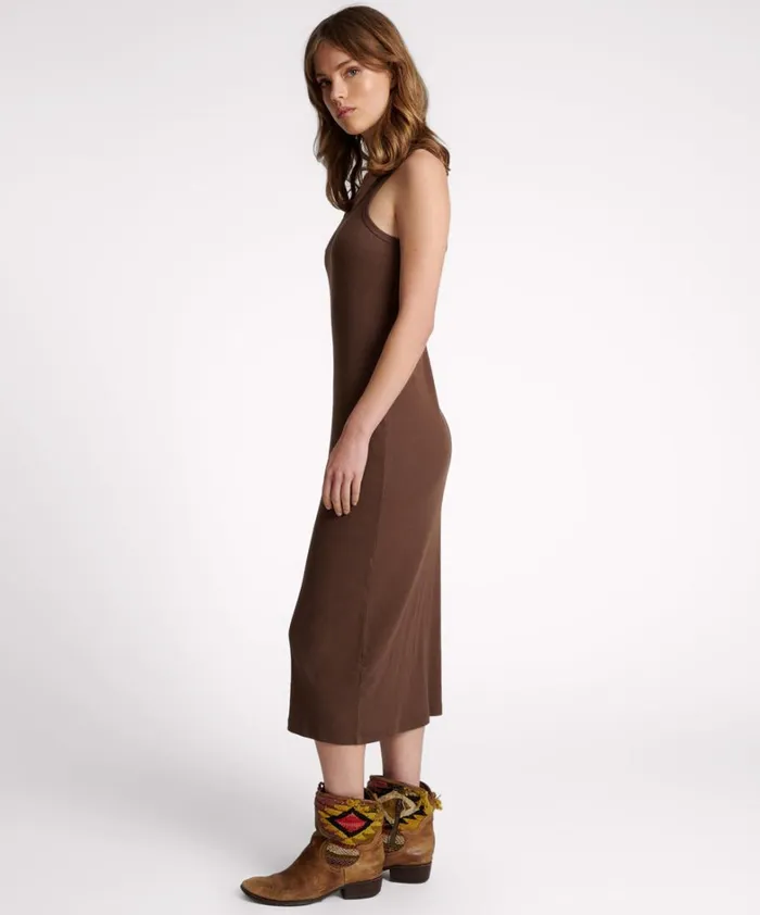 One Teaspoon Midi and Maxi Dresses ONE TEASPOON RIB SINGLET MIDI DRESS 8211 Women One Teaspoon Midi and Maxi Dresses ONE TEASPOON RIB SINGLET MIDI DRESS 8211 Women