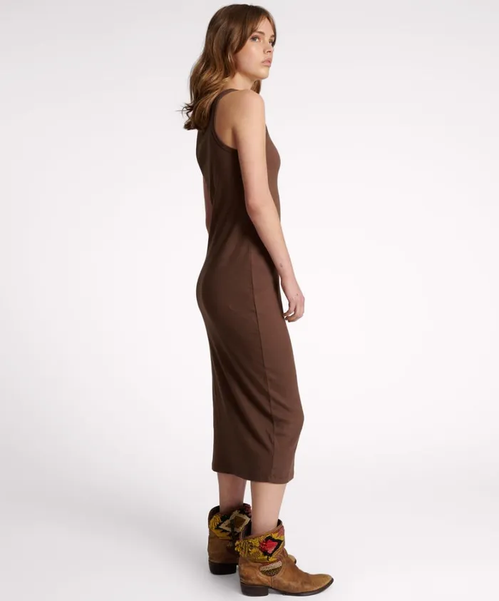 One Teaspoon Midi and Maxi Dresses ONE TEASPOON RIB SINGLET MIDI DRESS 8211 Women One Teaspoon Midi and Maxi Dresses ONE TEASPOON RIB SINGLET MIDI DRESS 8211 Women