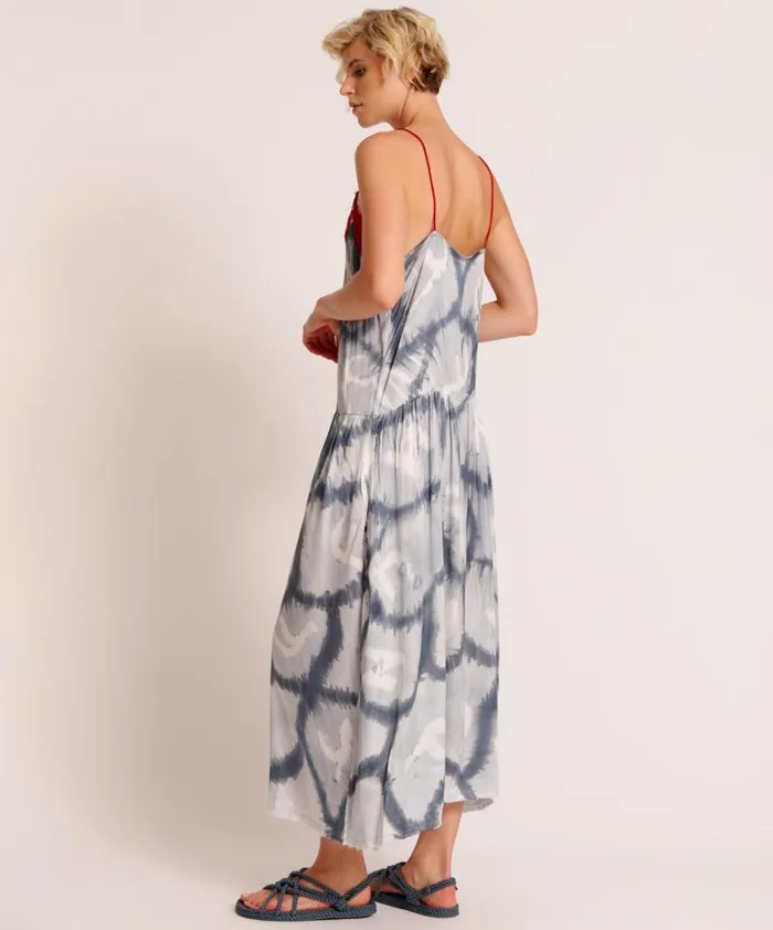 One Teaspoon Midi and Maxi Dresses REFLECTION HAND PRINTED HIDEAWAY SLIP DRESS 8211 Women One Teaspoon Midi and Maxi Dresses REFLECTION HAND PRINTED HIDEAWAY SLIP DRESS 8211 Women