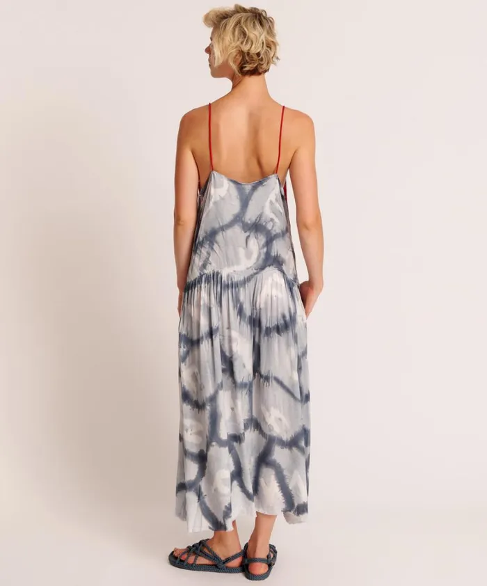 One Teaspoon Midi and Maxi Dresses REFLECTION HAND PRINTED HIDEAWAY SLIP DRESS 8211 Women One Teaspoon Midi and Maxi Dresses REFLECTION HAND PRINTED HIDEAWAY SLIP DRESS 8211 Women