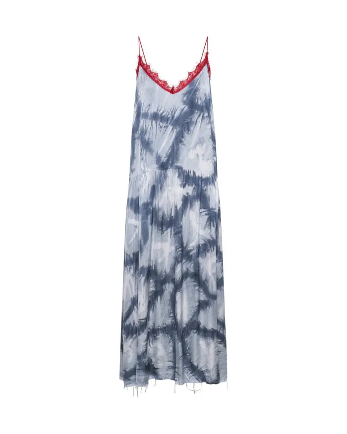One Teaspoon Midi and Maxi Dresses REFLECTION HAND PRINTED HIDEAWAY SLIP DRESS 8211 Women One Teaspoon Midi and Maxi Dresses REFLECTION HAND PRINTED HIDEAWAY SLIP DRESS 8211 Women