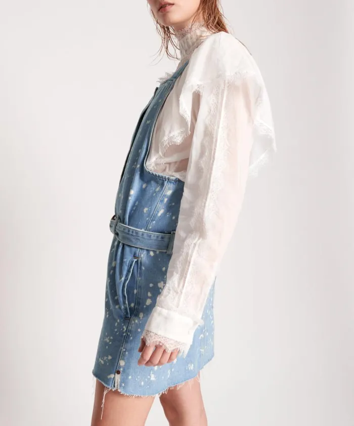 One Teaspoon Midi and Maxi Dresses ROYAL SALT DENIM PINI DRESS 8211 Women One Teaspoon Midi and Maxi Dresses ROYAL SALT DENIM PINI DRESS 8211 Women