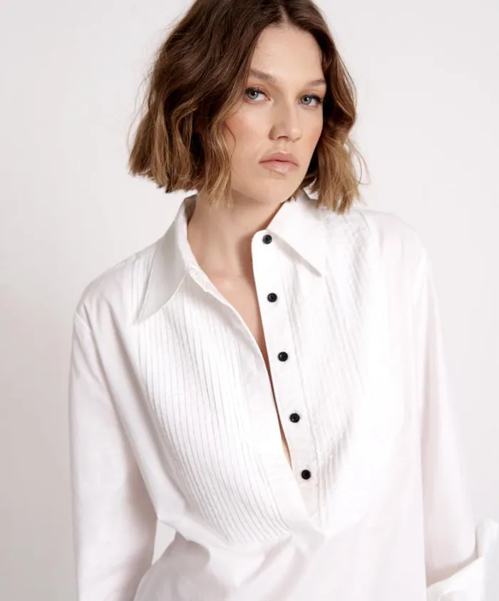 One Teaspoon Mini Dresses TUXEDO SHIRT DRESS 8211 Women One Teaspoon Mini Dresses TUXEDO SHIRT DRESS 8211 Women