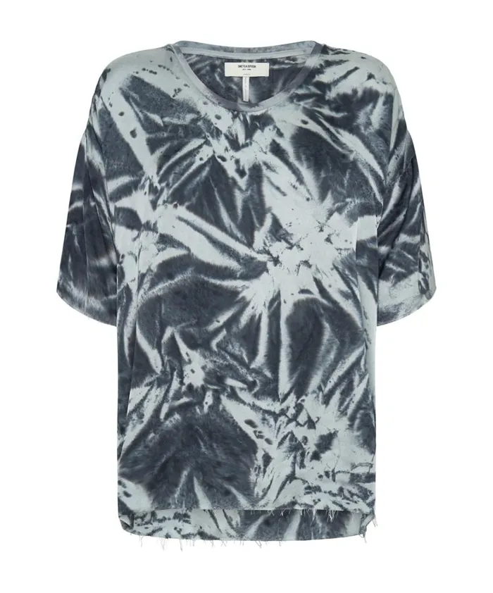 One Teaspoon Tees and Tanks FIRE FLIES OVERSIZED SATIN TEE 8211 Women One Teaspoon Tees and Tanks FIRE FLIES OVERSIZED SATIN TEE 8211 Women