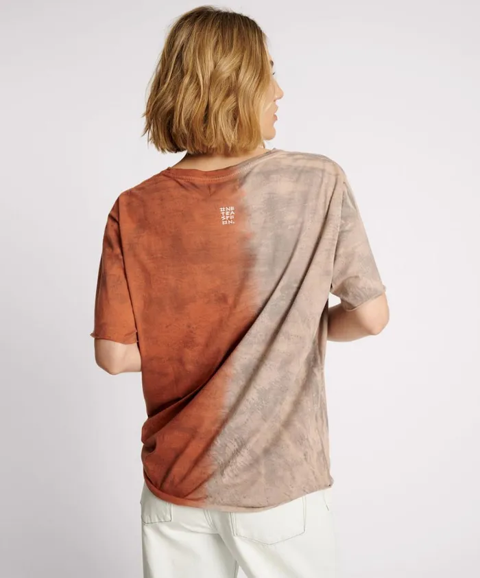 One Teaspoon Tees and Tanks GOOD VIBES ONLY OVERSIZED HAND DYED TEE 8211 Women One Teaspoon Tees and Tanks GOOD VIBES ONLY OVERSIZED HAND DYED TEE 8211 Women