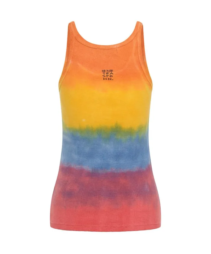 One Teaspoon Tees and Tanks SUNSET STRIPE RIB SINGLET 8211 Women One Teaspoon Tees and Tanks SUNSET STRIPE RIB SINGLET 8211 Women