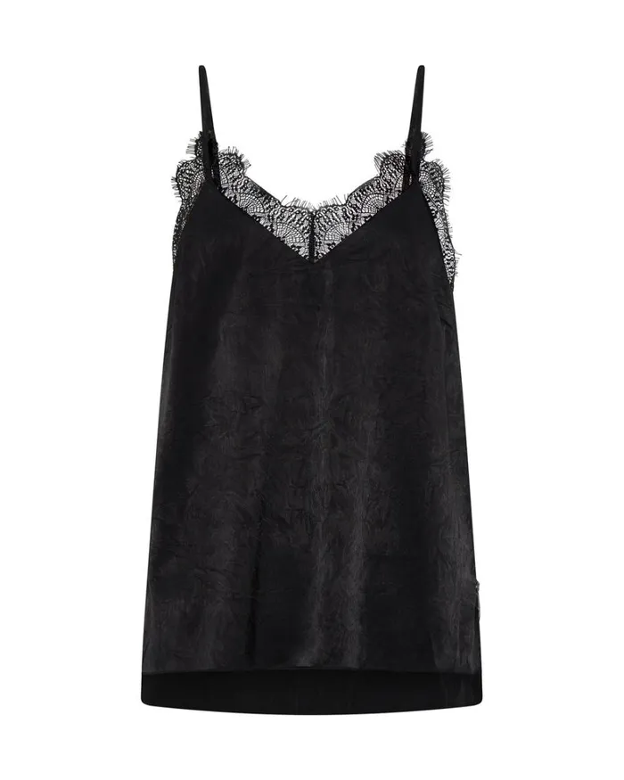 One Teaspoon Tops BLACK LACE CAMI TOP 8211 Women One Teaspoon Tops BLACK LACE CAMI TOP 8211 Women