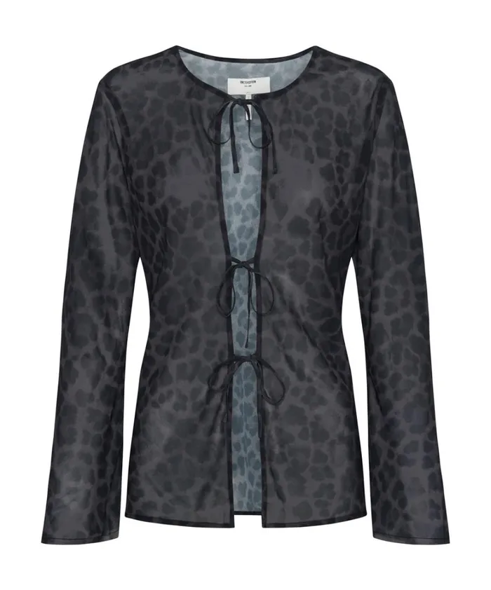 One Teaspoon Tops LEOPARD FANTASY CHIFFON LONGSLEEVE TOP 8211 Women One Teaspoon Tops LEOPARD FANTASY CHIFFON LONGSLEEVE TOP 8211 Women