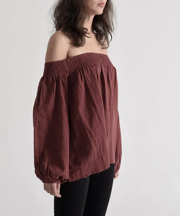 One Teaspoon Tops TAHITIAN PEARL MUSLIN TOP 0 8211 Women One Teaspoon Tops TAHITIAN PEARL MUSLIN TOP 0 8211 Women