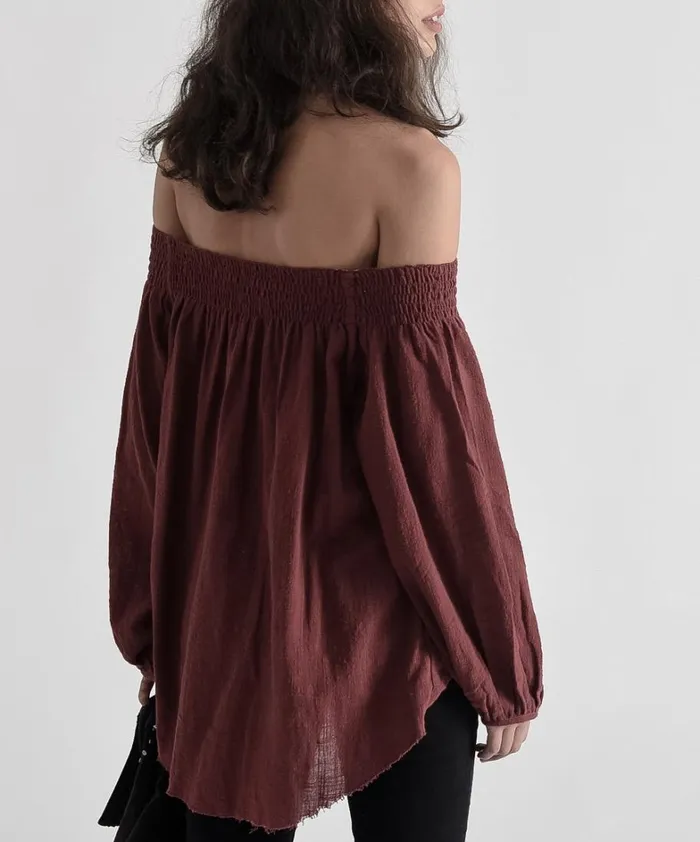 One Teaspoon Tops TAHITIAN PEARL MUSLIN TOP 0 8211 Women One Teaspoon Tops TAHITIAN PEARL MUSLIN TOP 0 8211 Women